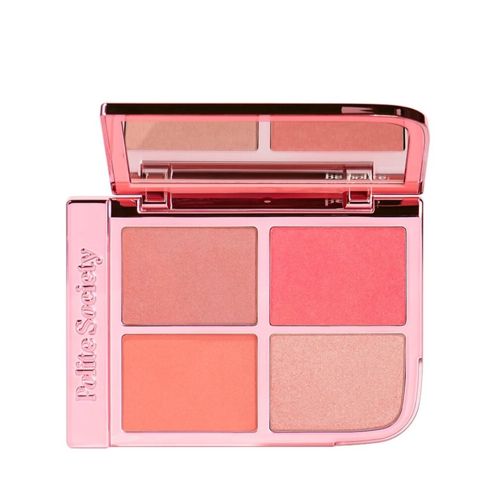 Polite Society Go Flush Yourself Blush Highlight Face Palette